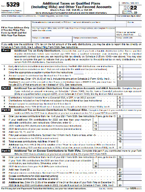IRS Form 5329
